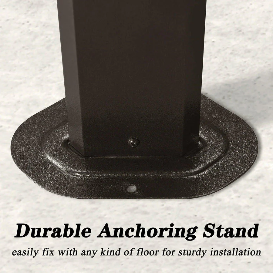 PURPLE LEAF Hardtop Grill Gazebo for Patio Bronze Permanent Metal Roof Outside Sun Shade Outdoor BBQ Canopy - Image 51