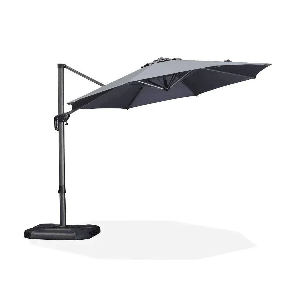 PURPLE LEAF Affordable Outdoor Umbrella Round Cantilever Umbrella for Garden - Image 68