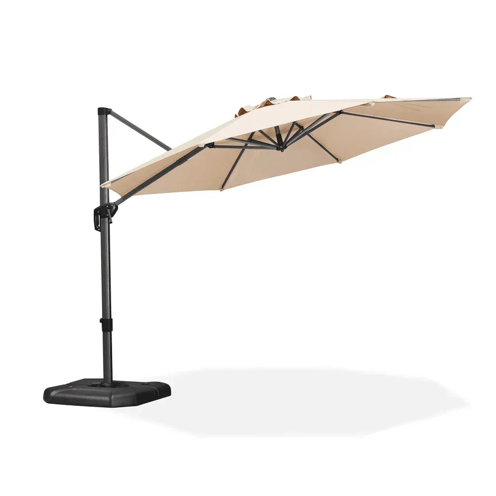 PURPLE LEAF Affordable Outdoor Umbrella Round Cantilever Umbrella for Garden - Image 71