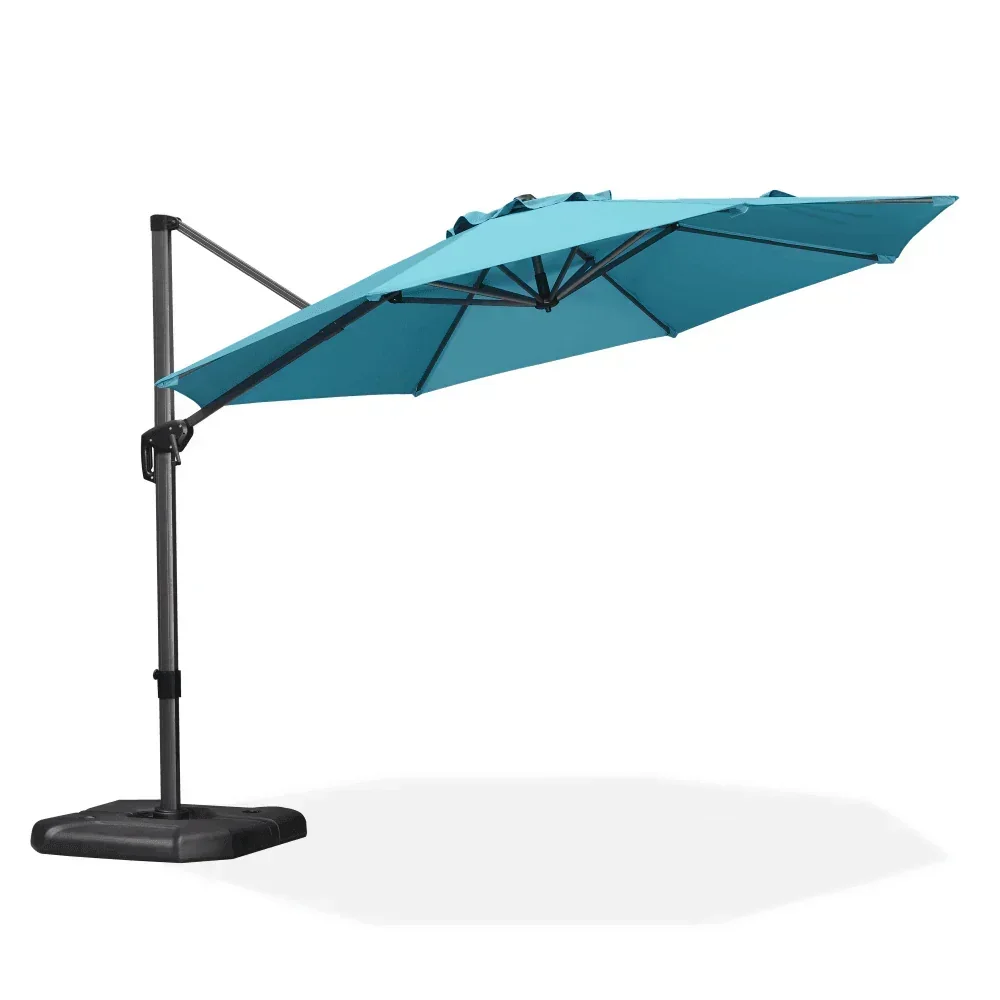 PURPLE LEAF Affordable Outdoor Umbrella Round Cantilever Umbrella for Garden - Image 78