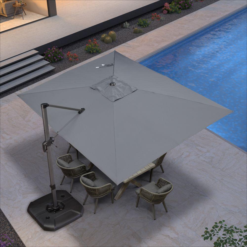 PURPLE LEAF Patio Outdoor Large Umbrella Square and Rectangular Cantilever Yard Sun Umbrellas - Image 35