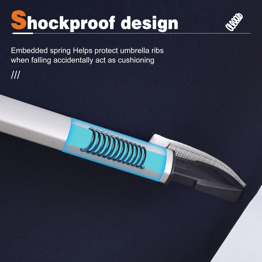 PURPLE LEAF Round Cantilever Patio Umbrella Heavy Duty Umbrella for Porch Garden Pool - Image 45