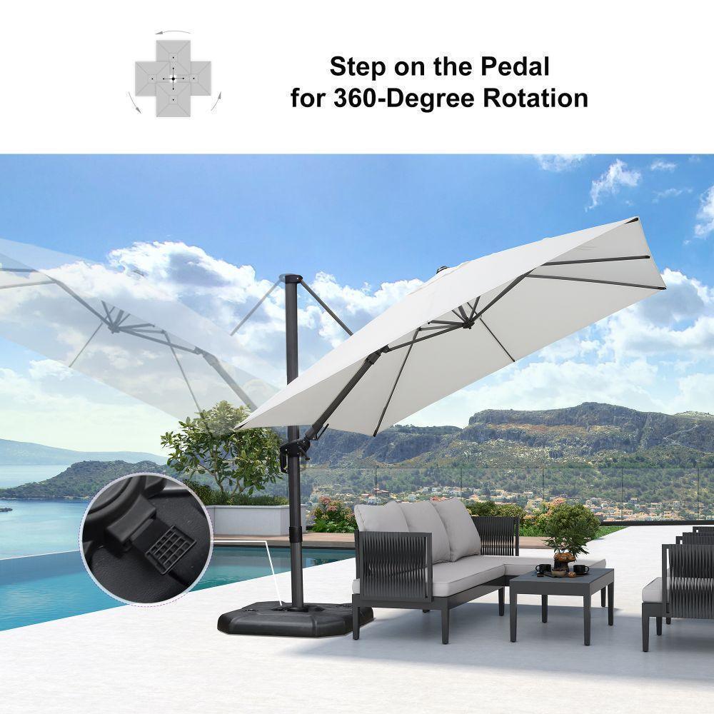 PURPLE LEAF Best Value Cantilever Patio Umbrella with Left-Right Tilt and 360° Swivel - Image 136