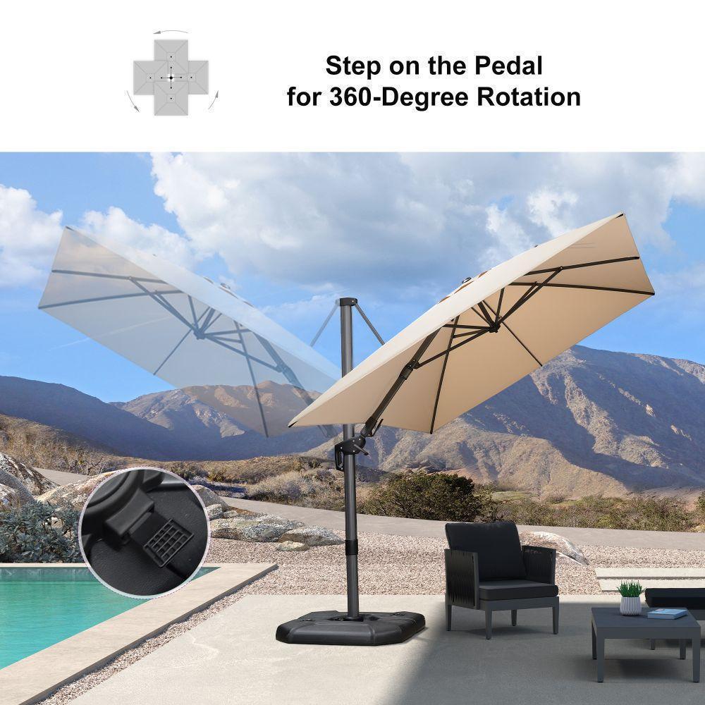 PURPLE LEAF Best Value Cantilever Patio Umbrella with Left-Right Tilt and 360° Swivel - Image 145