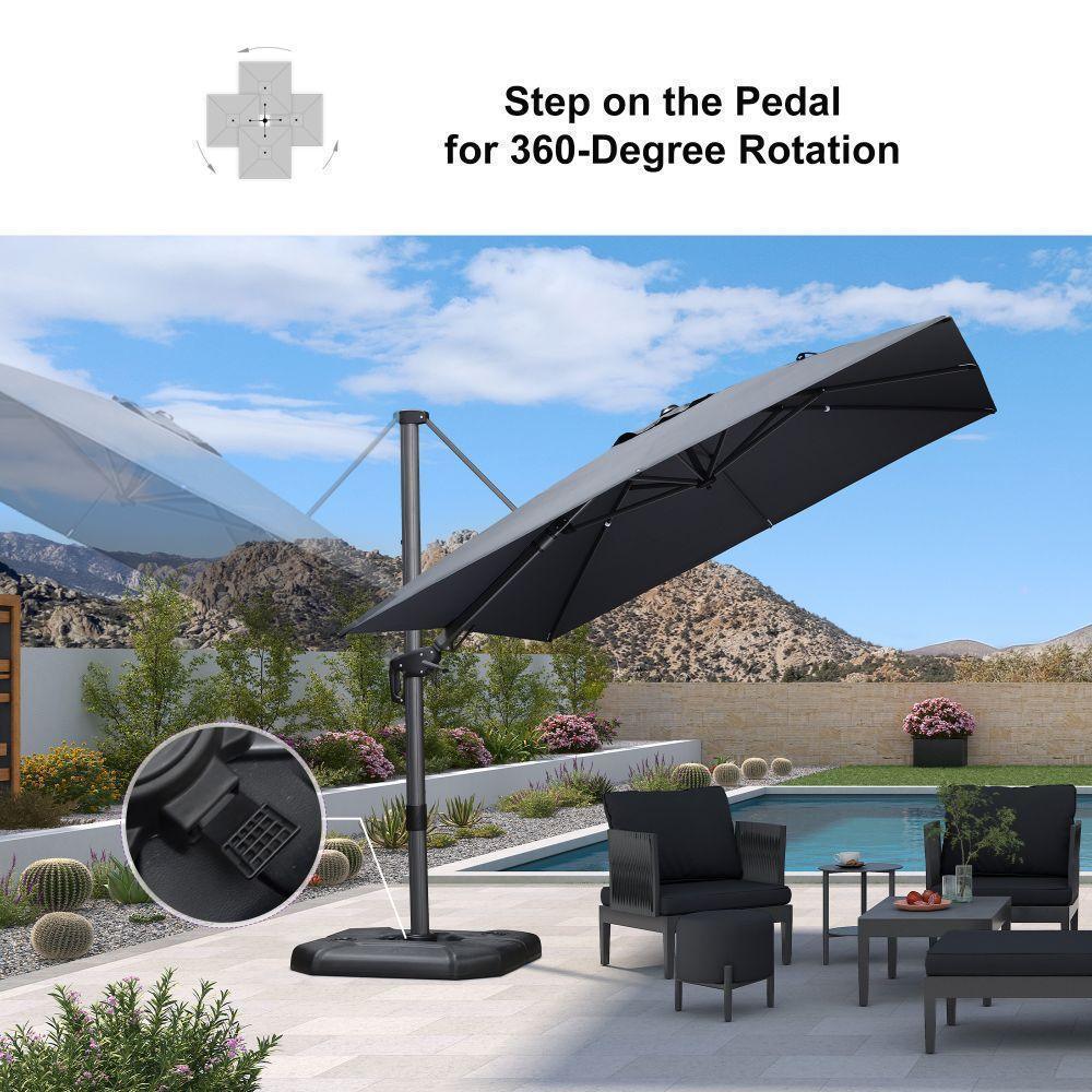 PURPLE LEAF Best Value Cantilever Patio Umbrella with Left-Right Tilt and 360° Swivel - Image 152