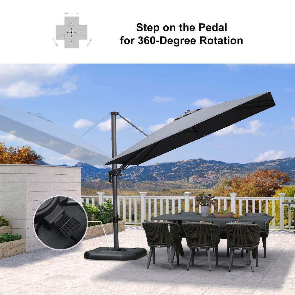 PURPLE LEAF Best Value Cantilever Patio Umbrella with Left-Right Tilt and 360° Swivel - Image 164