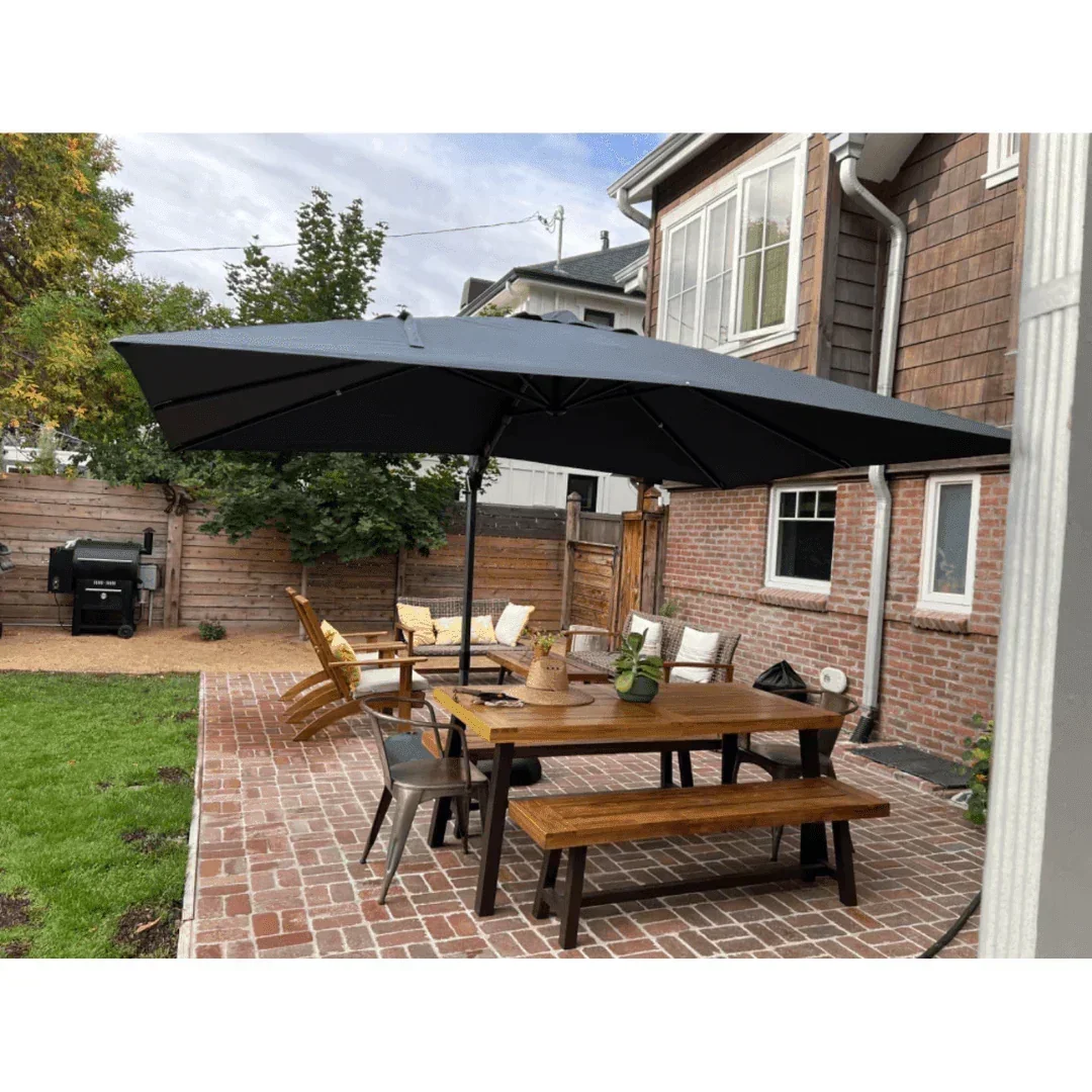 PURPLE LEAF Best Value Cantilever Patio Umbrella with Left-Right Tilt and 360° Swivel - Image 166