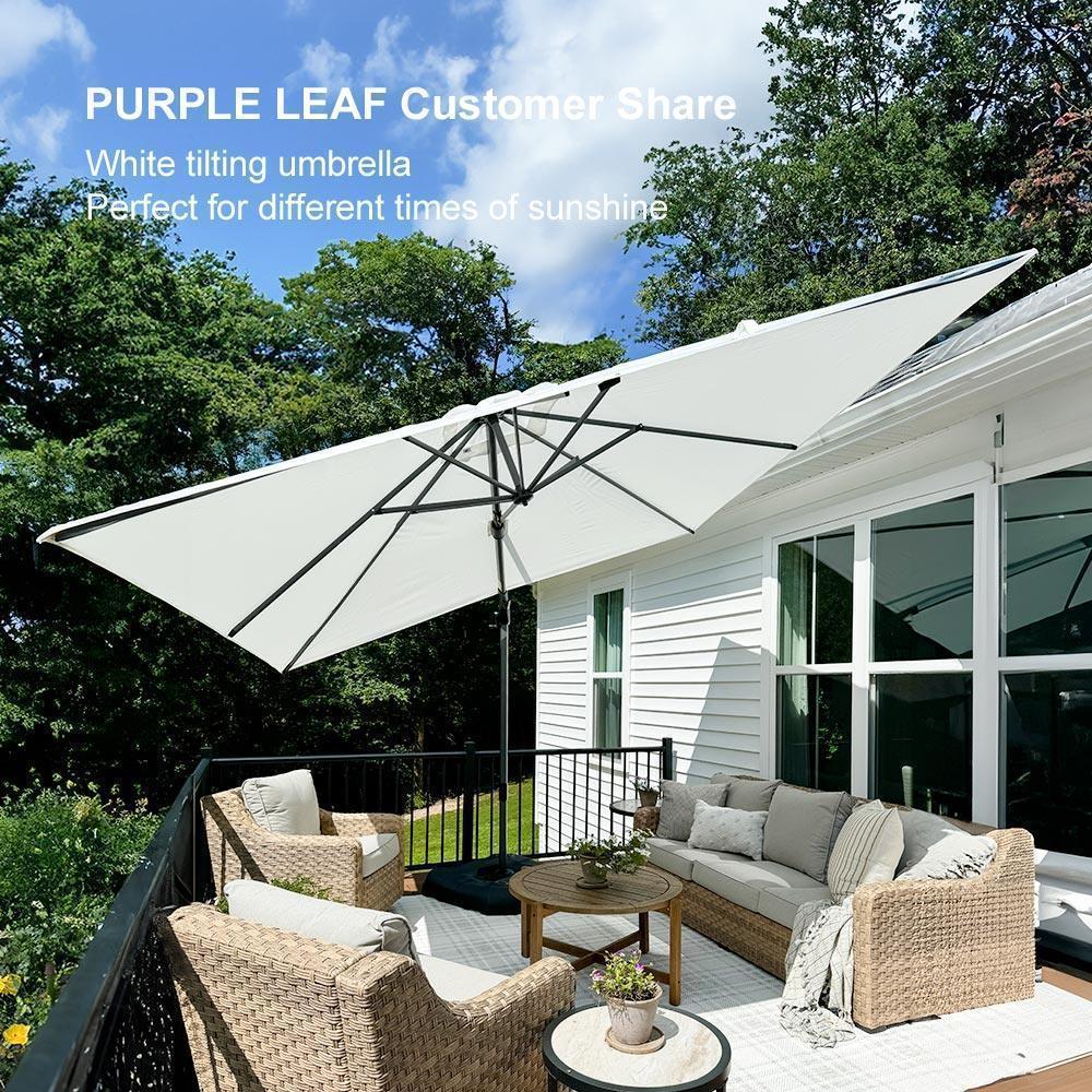PURPLE LEAF Best Value Cantilever Patio Umbrella with Left-Right Tilt and 360° Swivel - Image 170