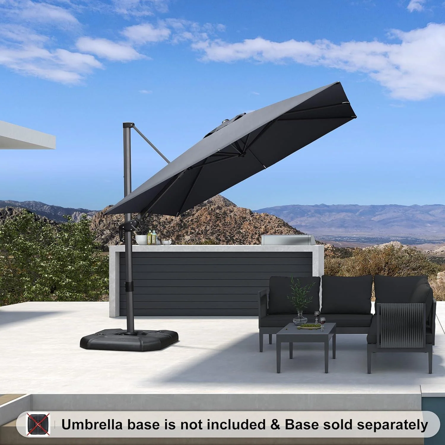 PURPLE LEAF Best Value Cantilever Patio Umbrella with Left-Right Tilt and 360° Swivel - Image 29