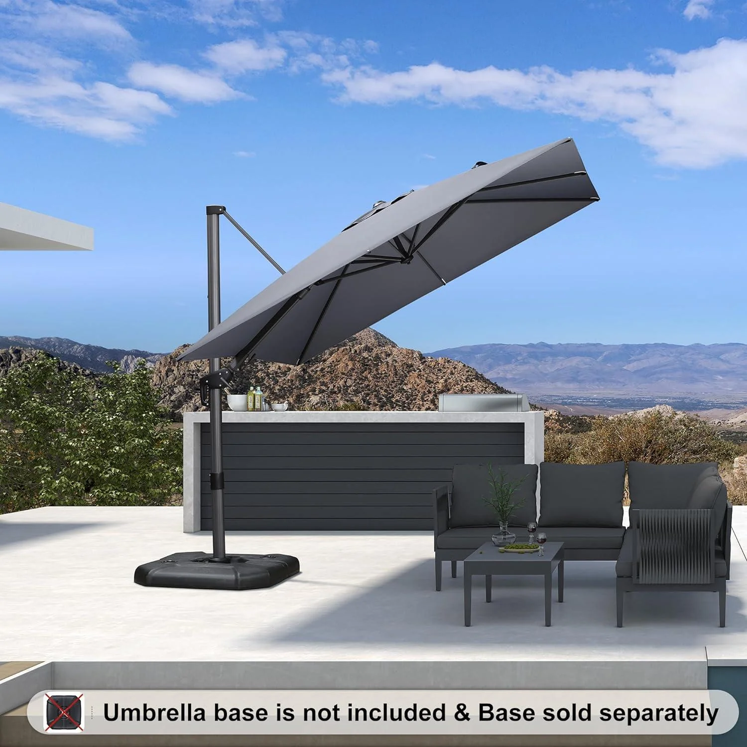 PURPLE LEAF Best Value Cantilever Patio Umbrella with Left-Right Tilt and 360° Swivel - Image 42