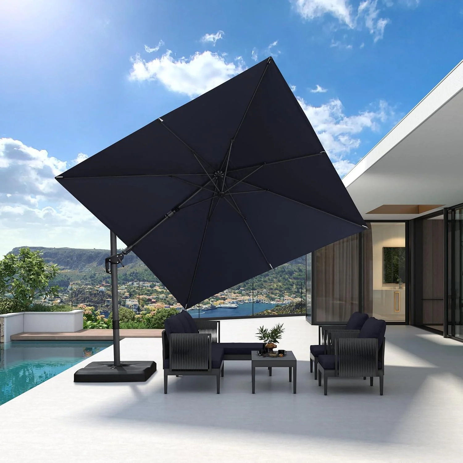 PURPLE LEAF Best Value Cantilever Patio Umbrella with Left-Right Tilt and 360° Swivel - Image 56