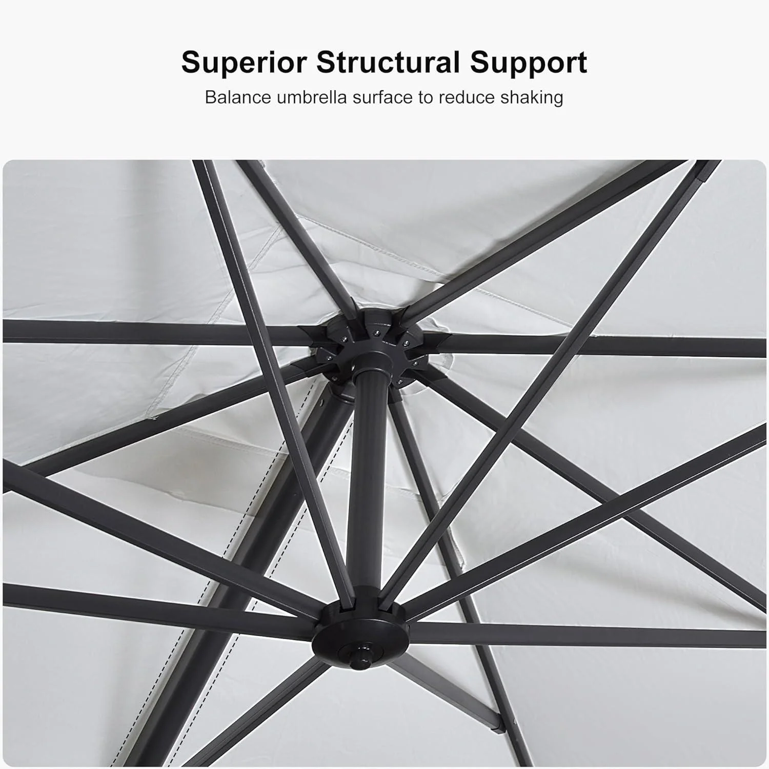 PURPLE LEAF Best Value Cantilever Patio Umbrella with Left-Right Tilt and 360° Swivel - Image 65