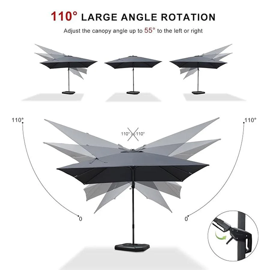 PURPLE LEAF Best Value Cantilever Patio Umbrella with Left-Right Tilt and 360° Swivel - Image 74