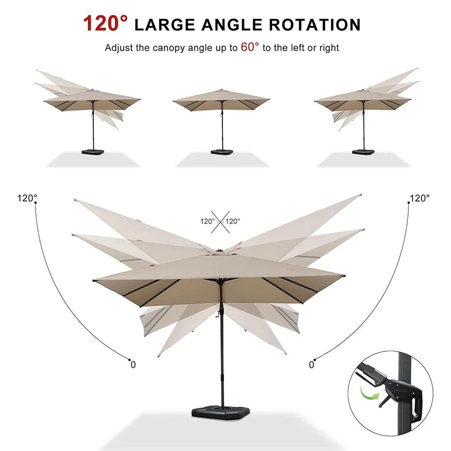 PURPLE LEAF Best Value Cantilever Patio Umbrella with Left-Right Tilt and 360° Swivel - Image 76