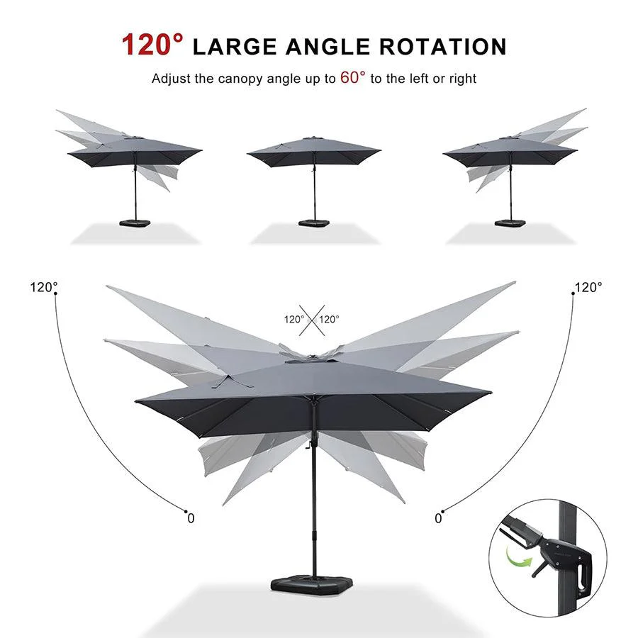 PURPLE LEAF Best Value Cantilever Patio Umbrella with Left-Right Tilt and 360° Swivel - Image 77