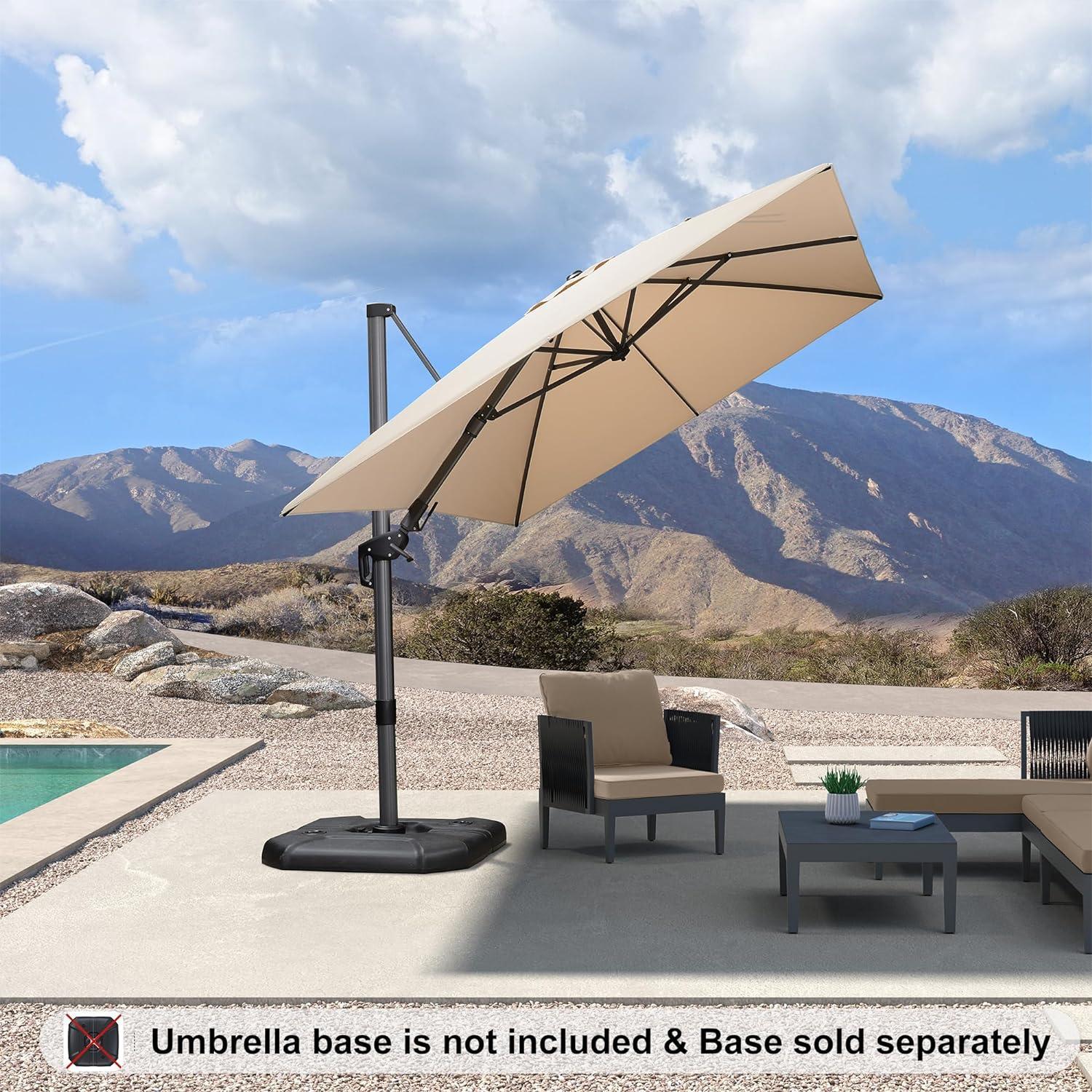 PURPLE LEAF Best Value Cantilever Patio Umbrella with Left-Right Tilt and 360° Swivel - Image 83