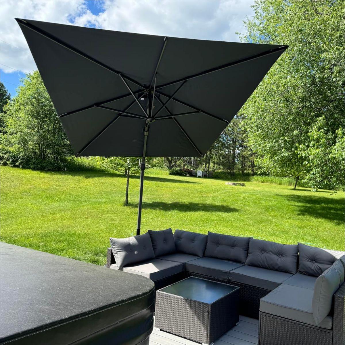 PURPLE LEAF Best Value Cantilever Patio Umbrella with Left-Right Tilt and 360° Swivel - Image 88