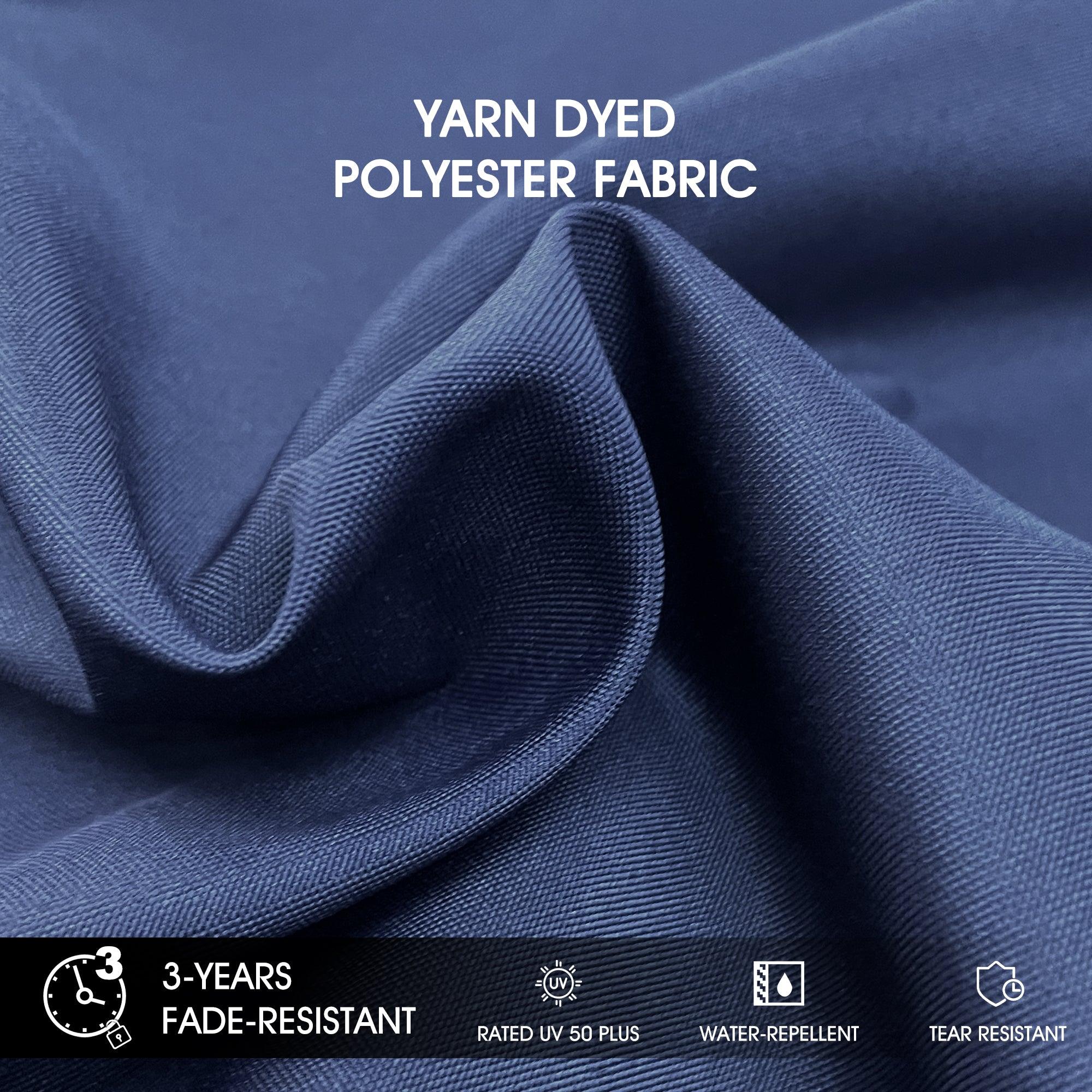 PURPLE LEAF Outdoor Windproof Umbrella, Square Cantilever Umbrella Outside Patio - Image 79