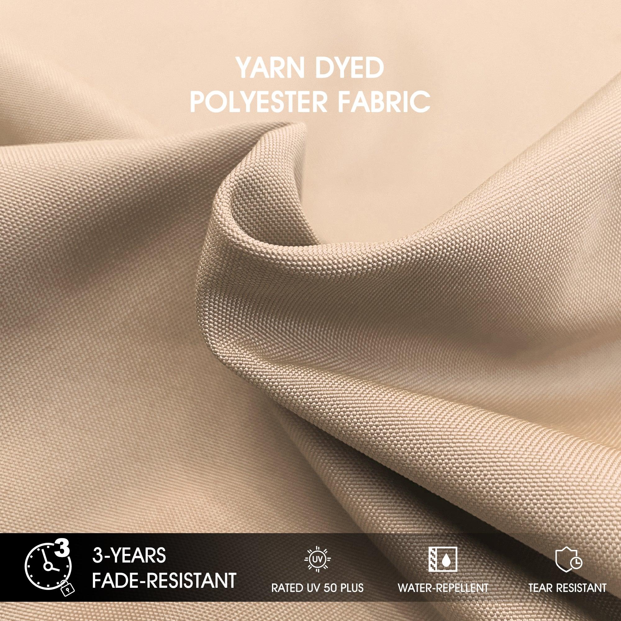 PURPLE LEAF Outdoor Windproof Umbrella, Square Cantilever Umbrella Outside Patio - Image 83