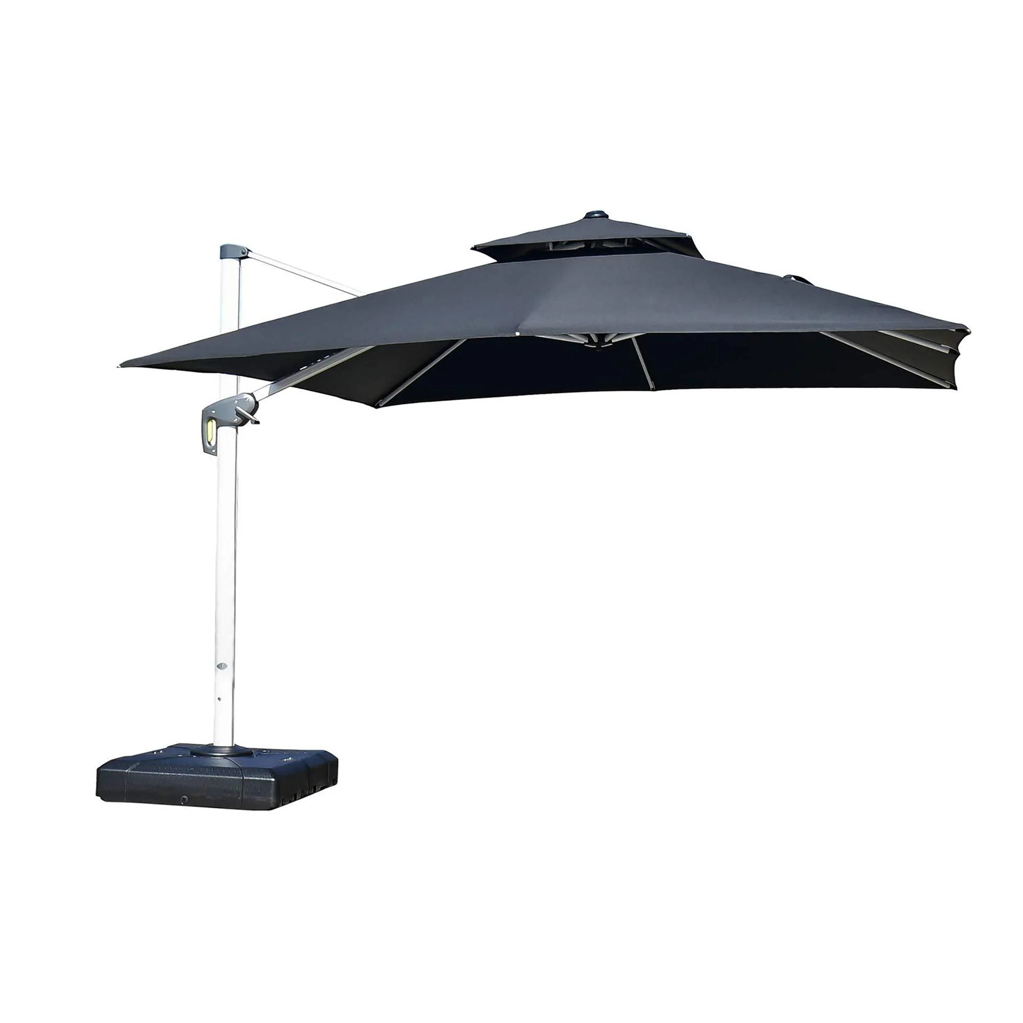 PURPLE LEAF Outdoor Windproof Umbrella, Square Cantilever Umbrella Outside Patio - Image 33