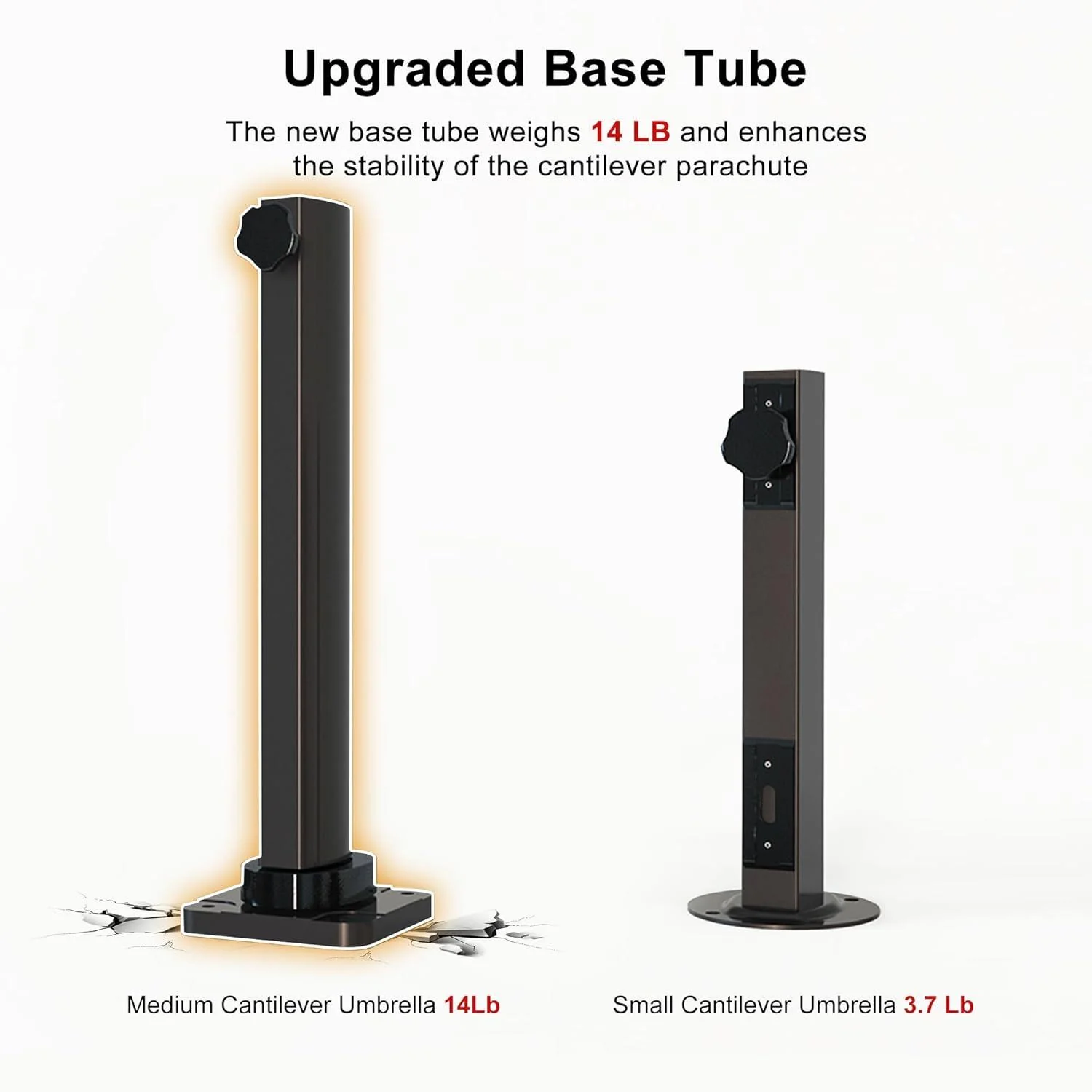 PURPLE LEAF Large Rectangular Porch Umbrella Outside Cantilever Patio Yard Umbrella - Image 84