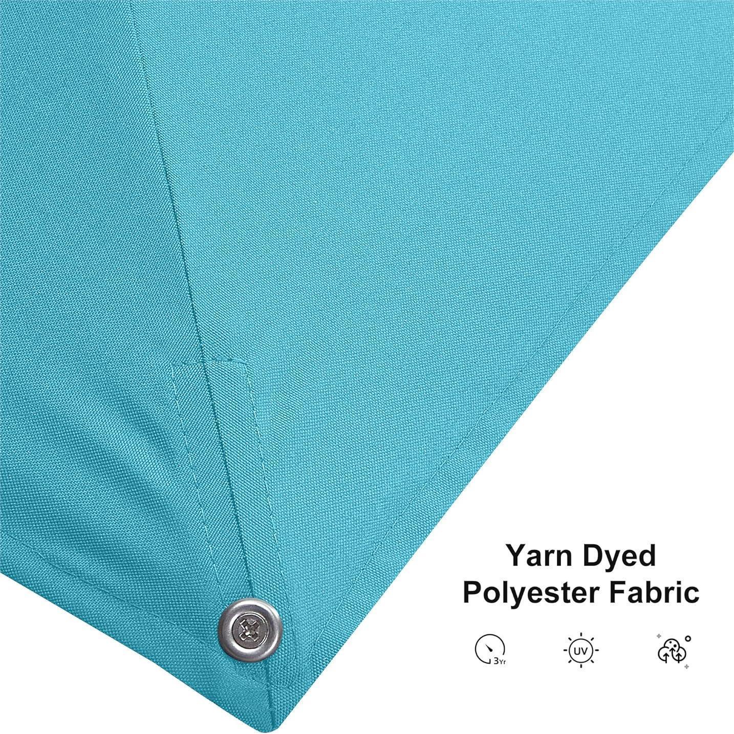 PURPLE LEAF 10ft Cantilever Patio Umbrella with LED Lights, 360° Swivel and Tilt - Image 134