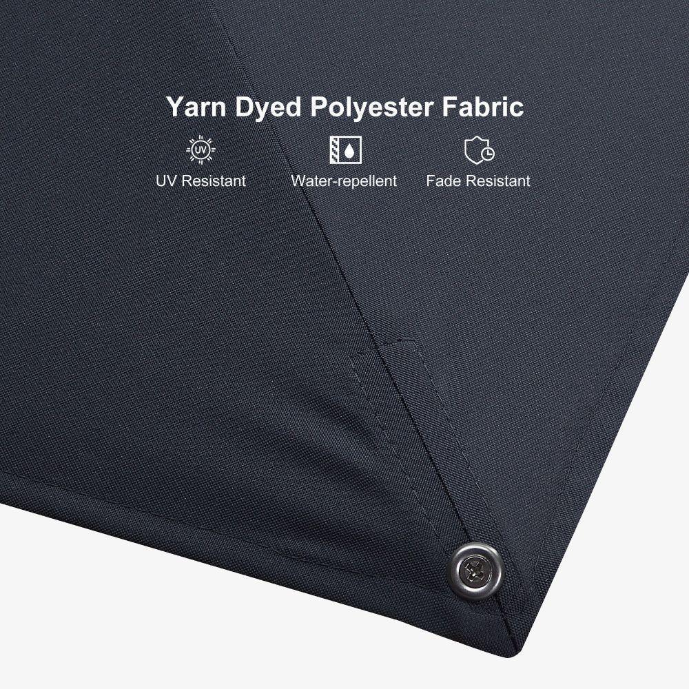 PURPLE LEAF 10ft Cantilever Patio Umbrella with LED Lights, 360° Swivel and Tilt - Image 184