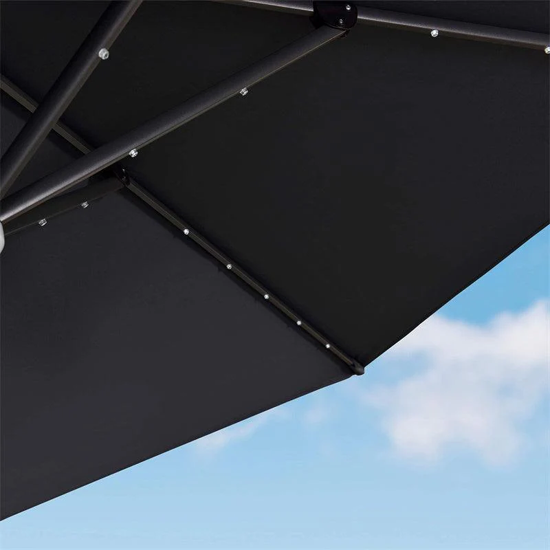 PURPLE LEAF 10ft Cantilever Patio Umbrella with LED Lights, 360° Swivel and Tilt - Image 82