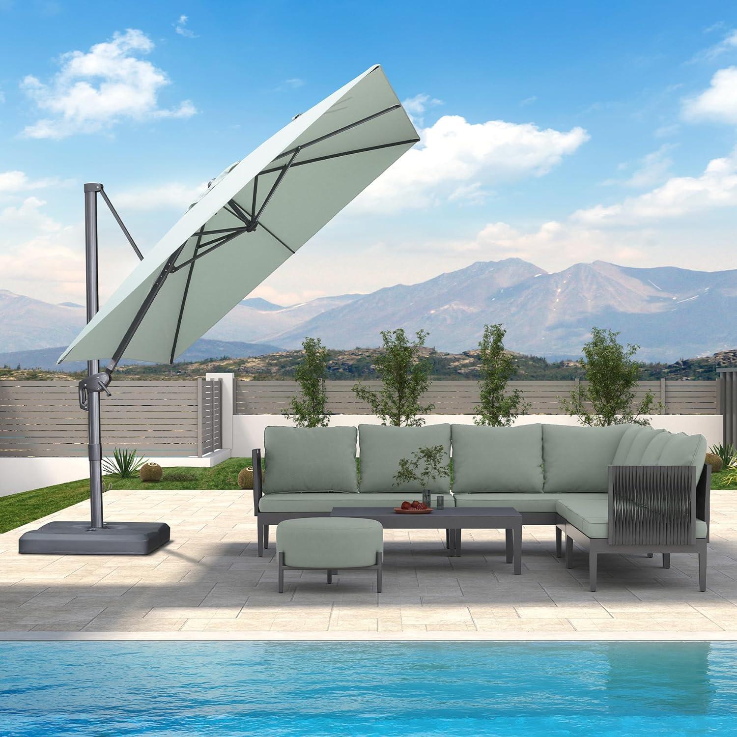 PURPLE LEAF UV Resistant Affordable Patio Outdoor Umbrella with Recycled Fabric - Image 18