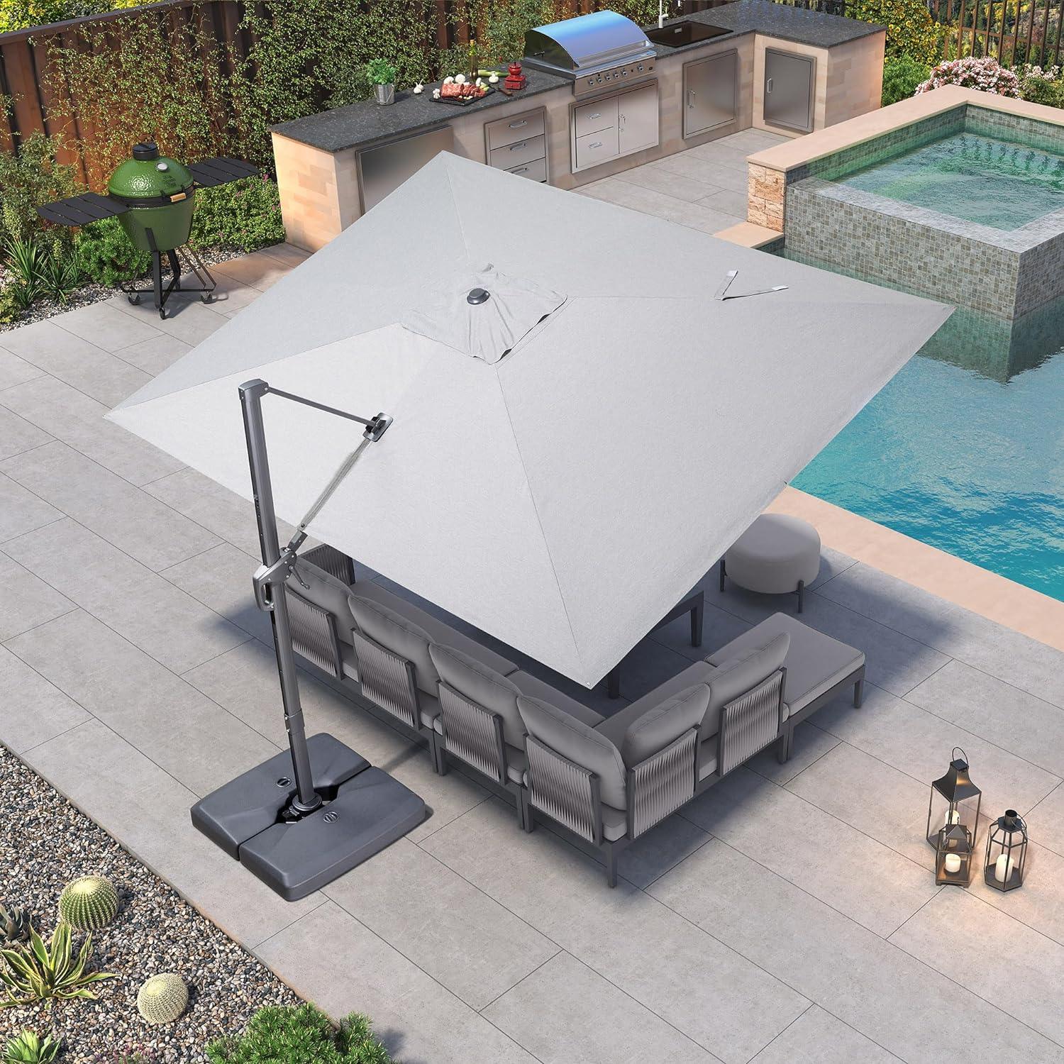 PURPLE LEAF UV Resistant Affordable Patio Outdoor Umbrella with Recycled Fabric - Image 22