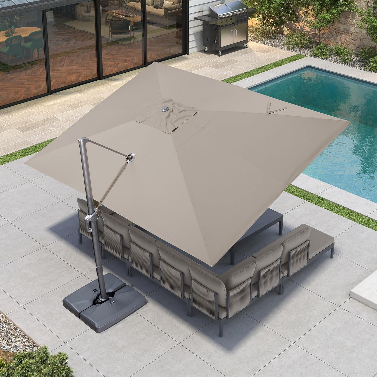 PURPLE LEAF UV Resistant Affordable Patio Outdoor Umbrella with Recycled Fabric - Image 23