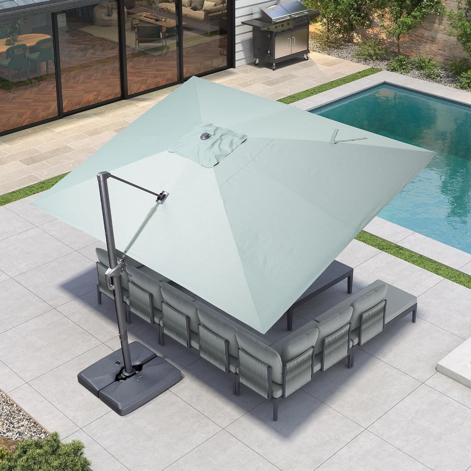 PURPLE LEAF UV Resistant Affordable Patio Outdoor Umbrella with Recycled Fabric - Image 8