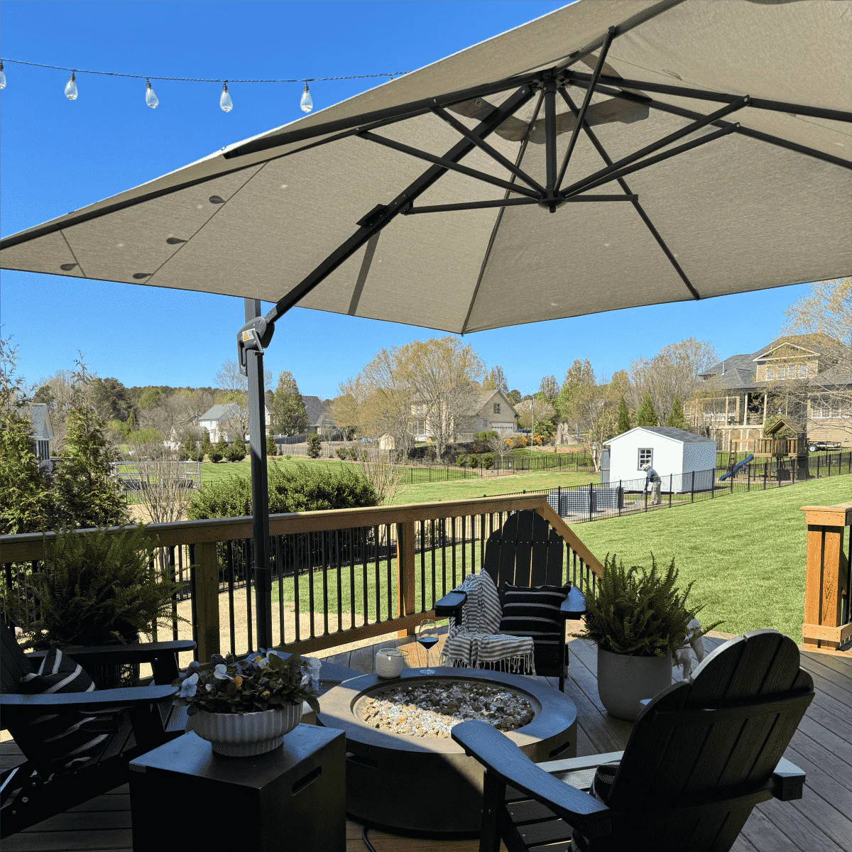 PURPLE LEAF UV Resistant Affordable Patio Outdoor Umbrella with Recycled Fabric - Image 13