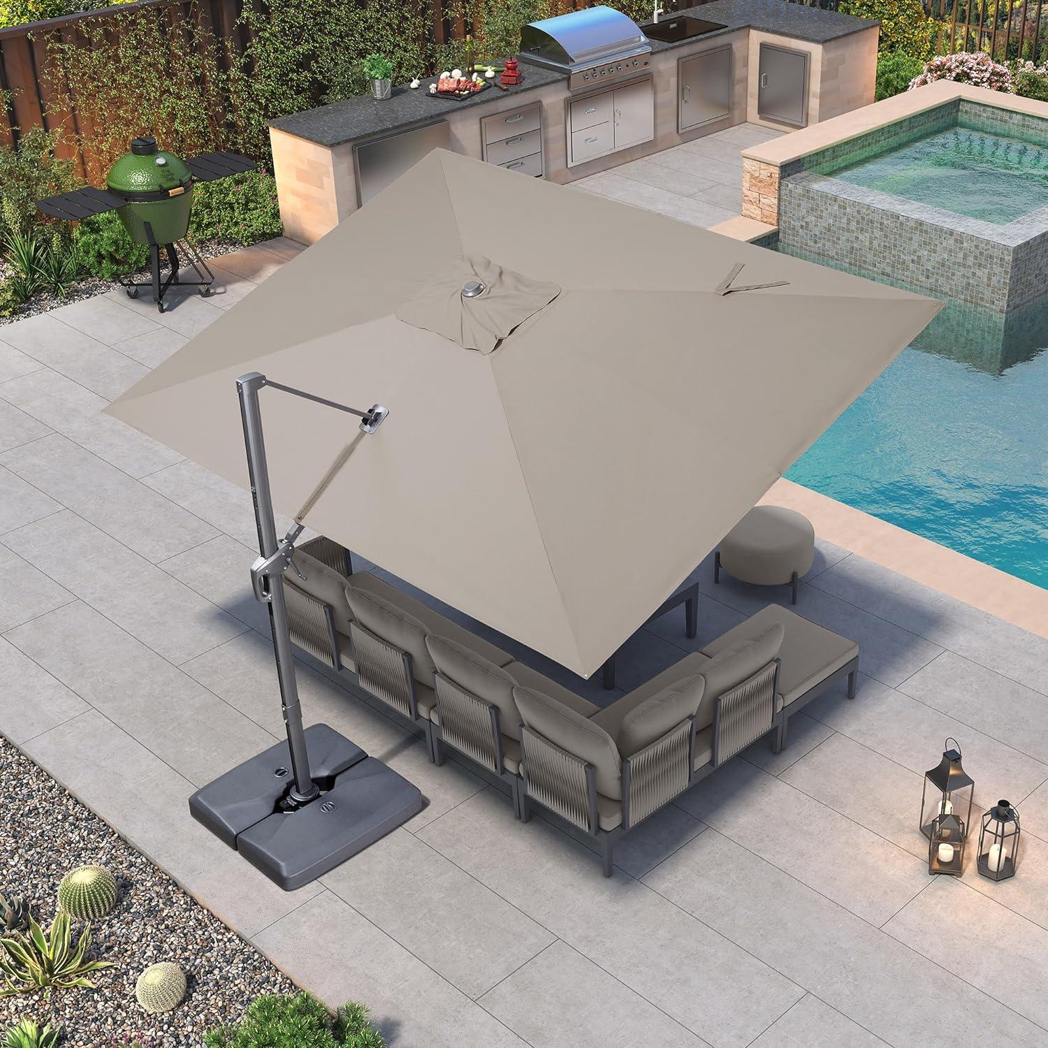 PURPLE LEAF UV Resistant Affordable Patio Outdoor Umbrella with Recycled Fabric - Image 14