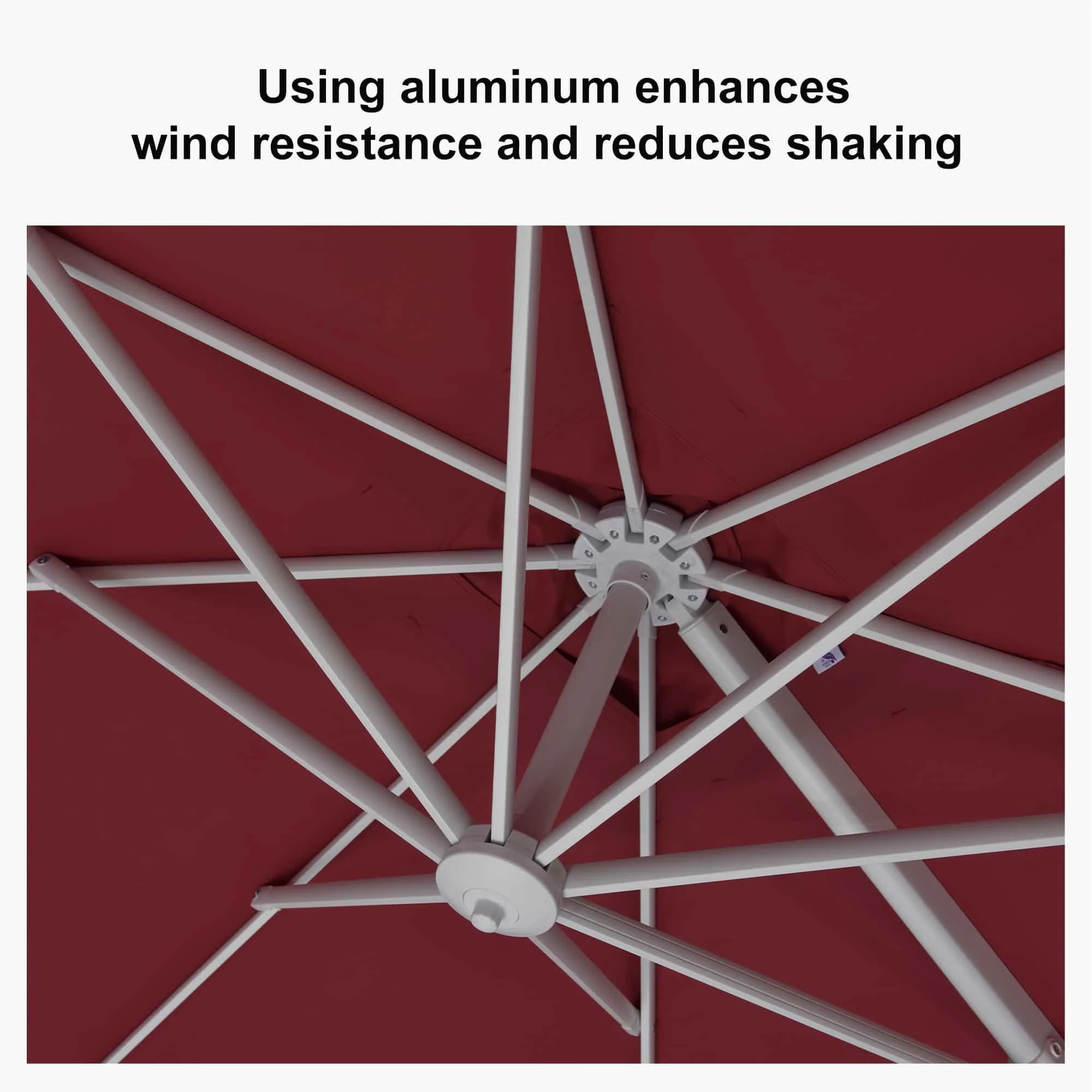 PURPLE LEAF White Outdoor Patio Umbrella Economical Large Patio Umbrellas - Image 96