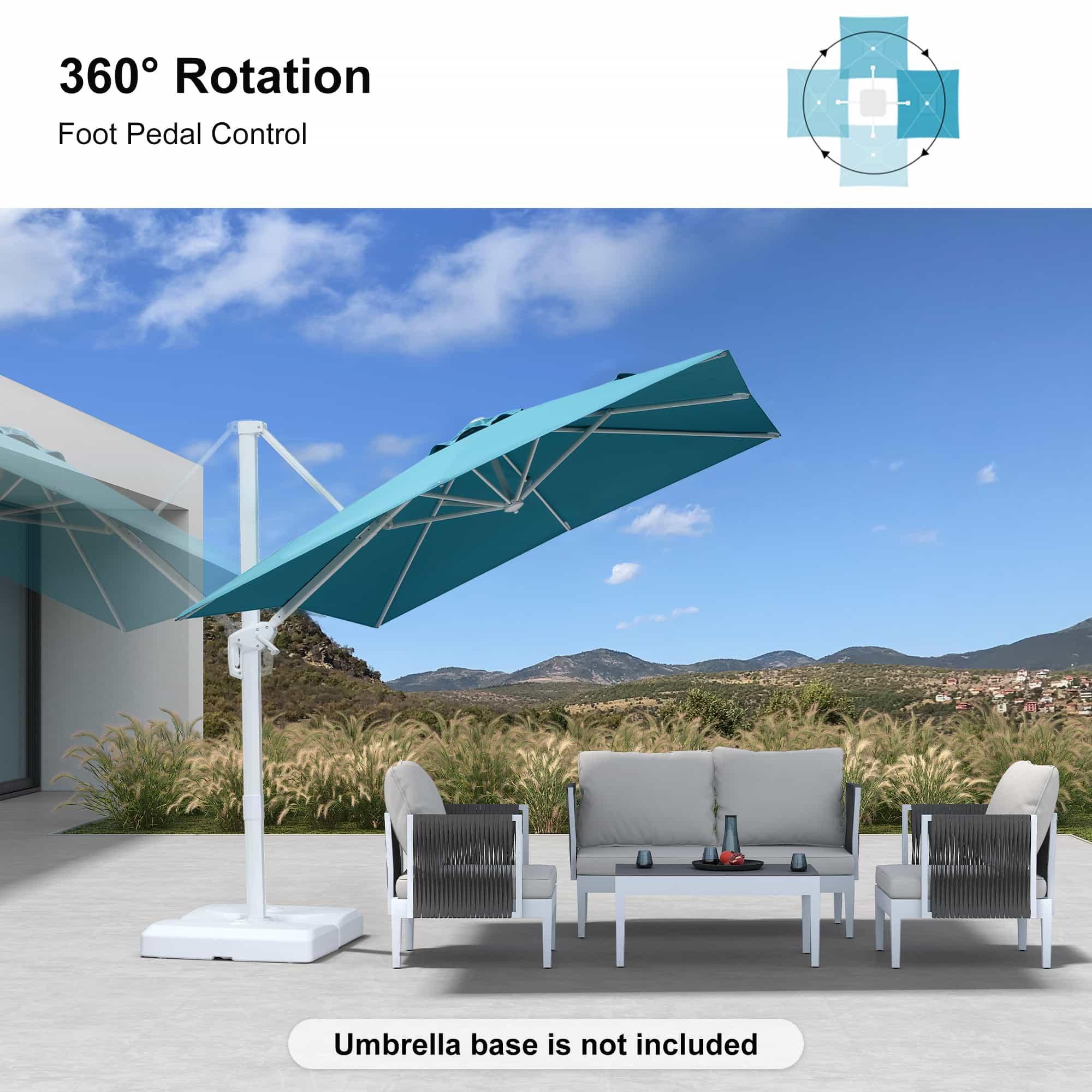 PURPLE LEAF White Outdoor Patio Umbrella Economical Large Patio Umbrellas - Image 104