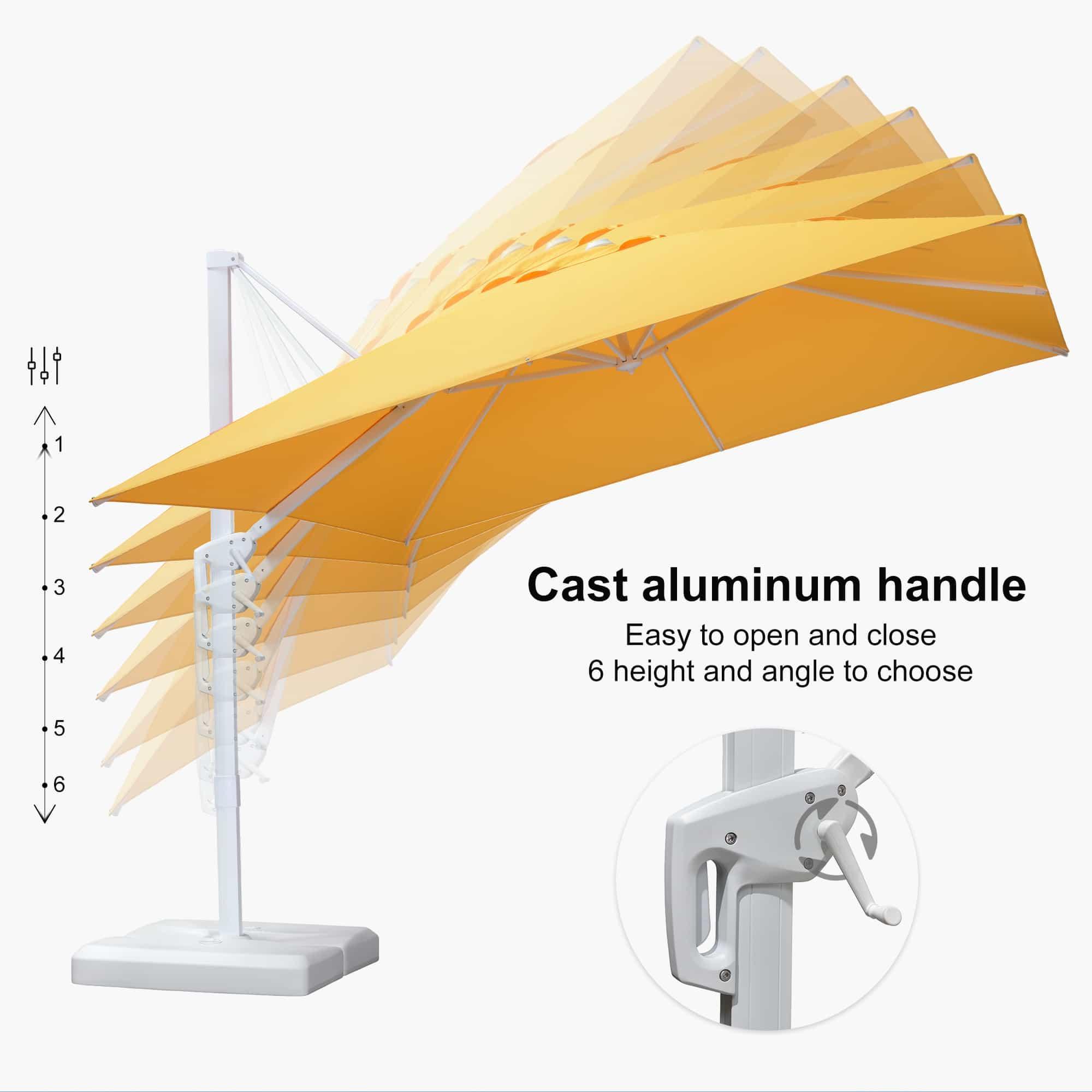 PURPLE LEAF White Outdoor Patio Umbrella Economical Large Patio Umbrellas - Image 131