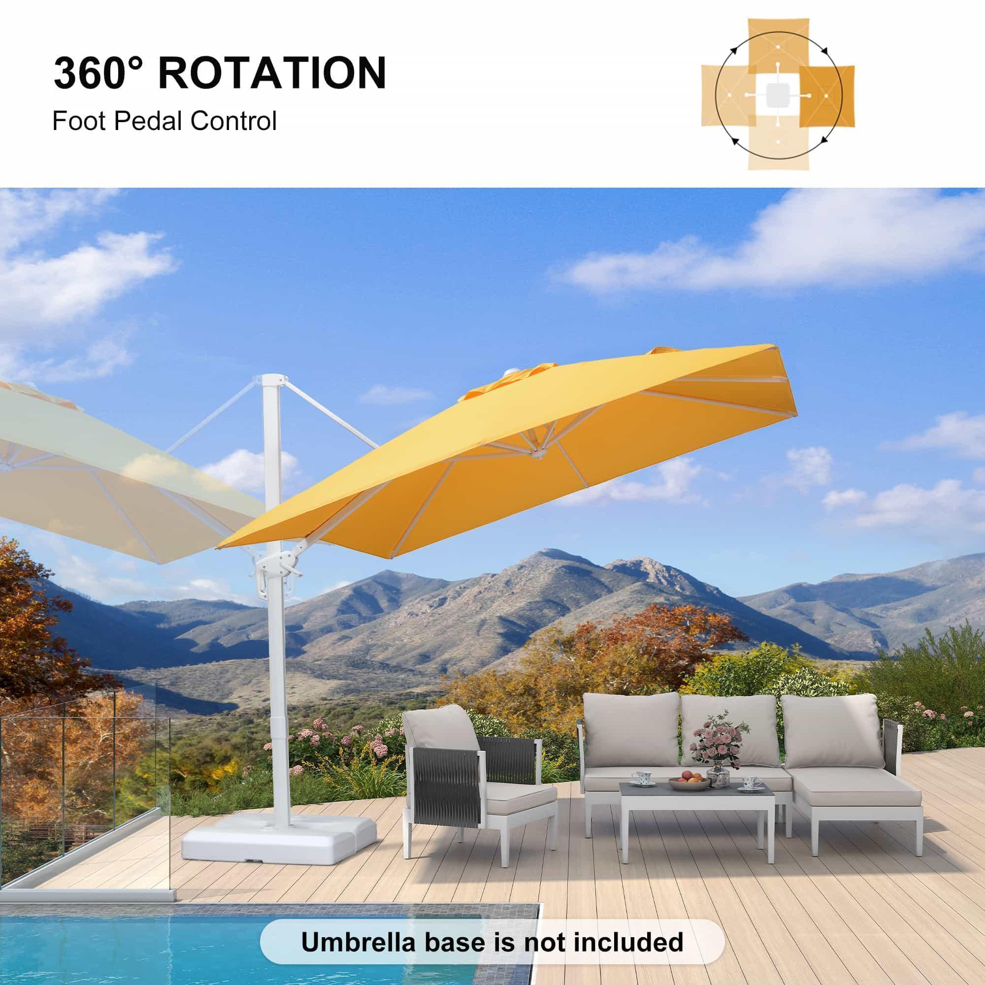 PURPLE LEAF White Outdoor Patio Umbrella Economical Large Patio Umbrellas - Image 138