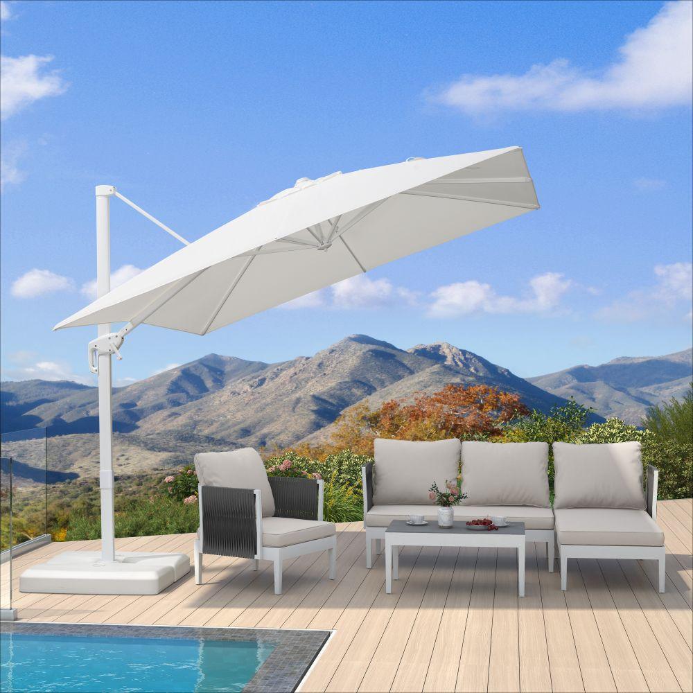 PURPLE LEAF White Outdoor Patio Umbrella Economical Large Patio Umbrellas - Image 141