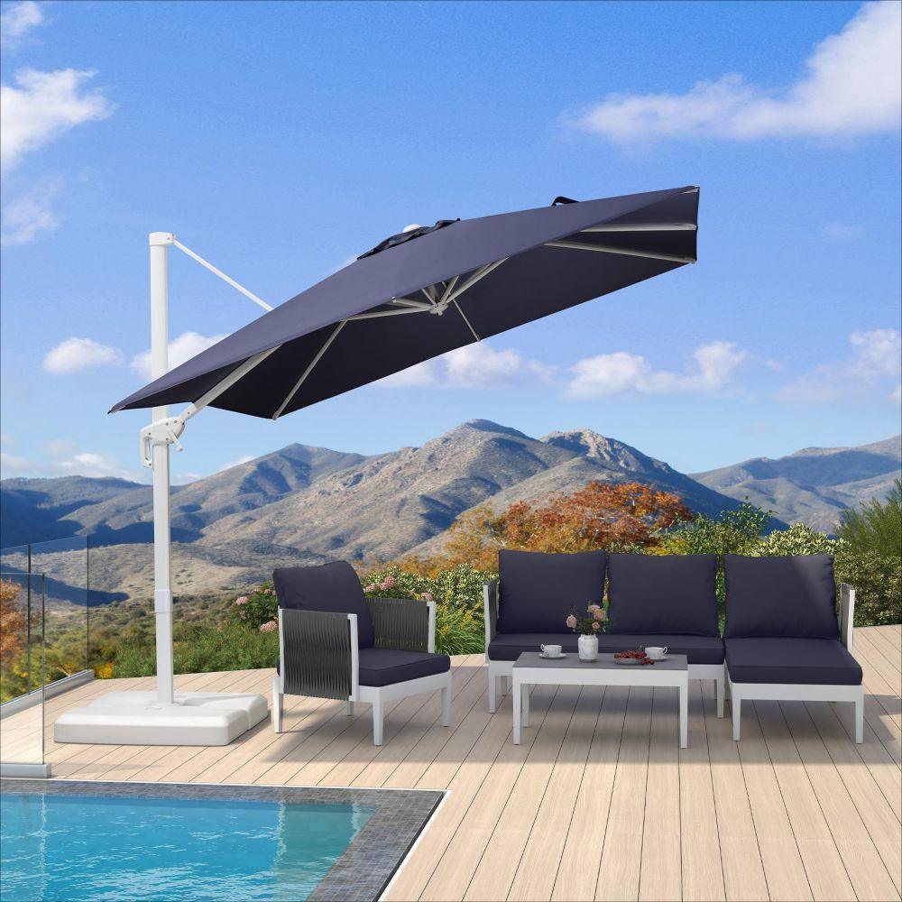 PURPLE LEAF White Outdoor Patio Umbrella Economical Large Patio Umbrellas - Image 145