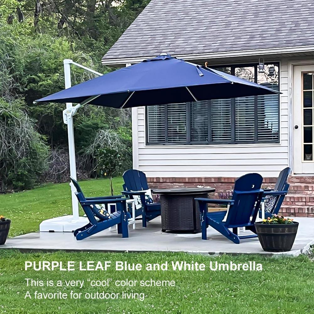 PURPLE LEAF White Outdoor Patio Umbrella Economical Large Patio Umbrellas - Image 190