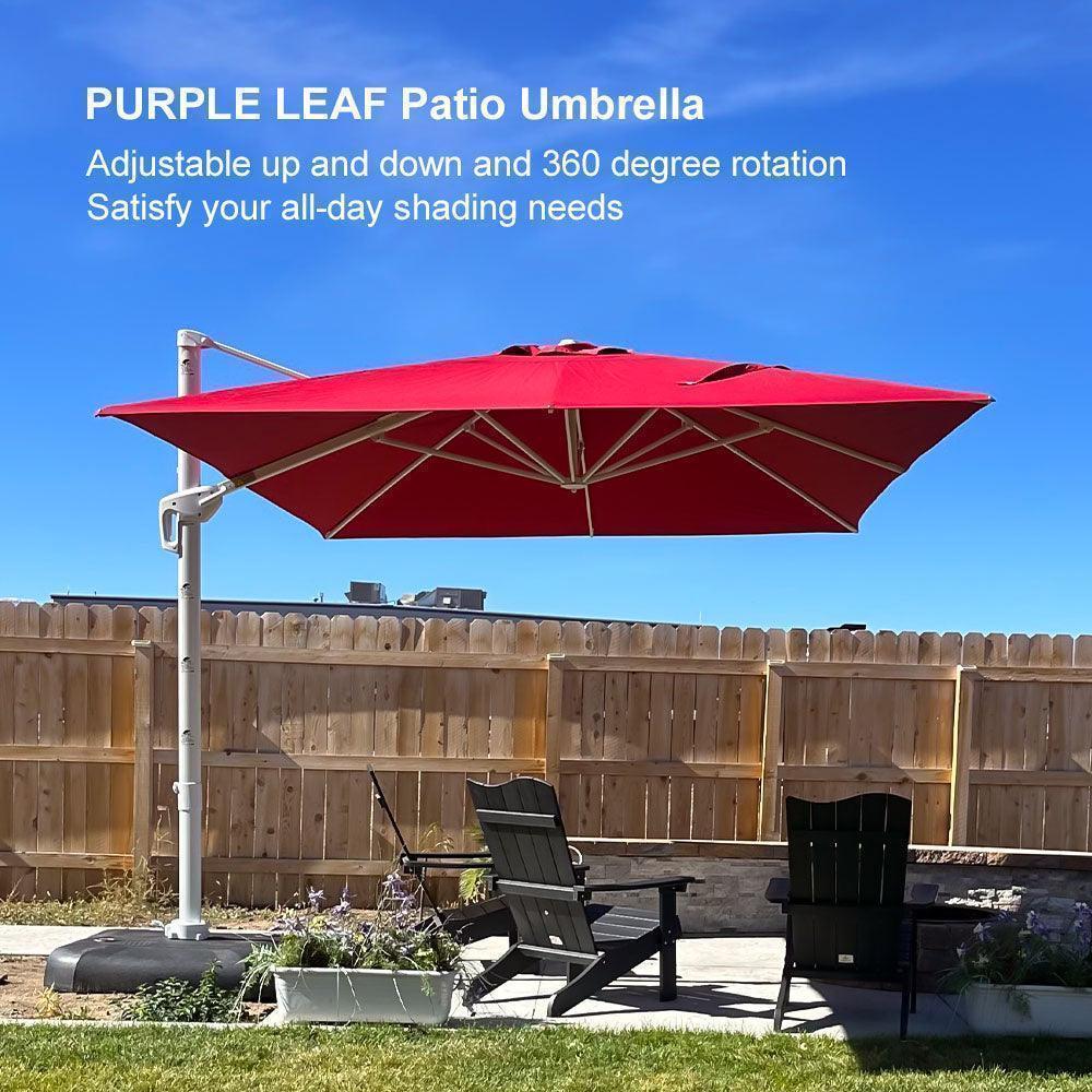 PURPLE LEAF White Outdoor Patio Umbrella Economical Large Patio Umbrellas - Image 192