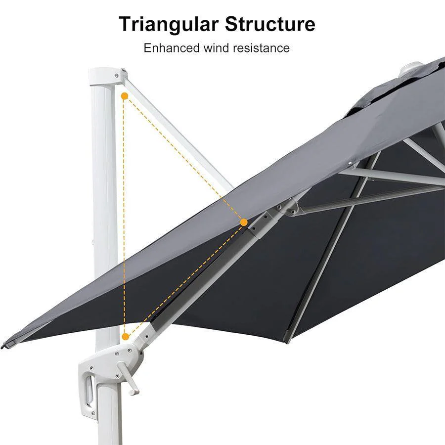 PURPLE LEAF White Outdoor Patio Umbrella Economical Large Patio Umbrellas - Image 39