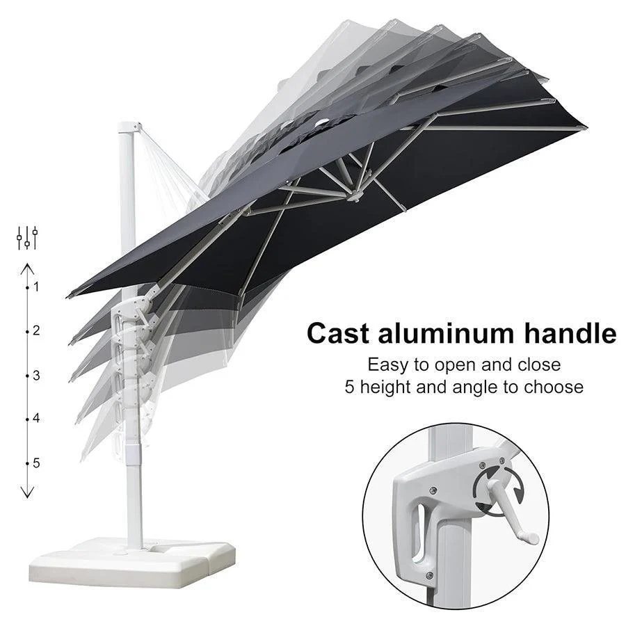 PURPLE LEAF White Outdoor Patio Umbrella Economical Large Patio Umbrellas - Image 43