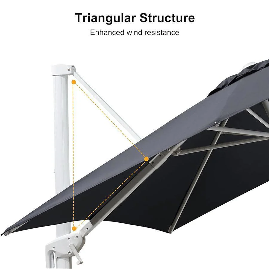 PURPLE LEAF White Outdoor Patio Umbrella Economical Large Patio Umbrellas - Image 44