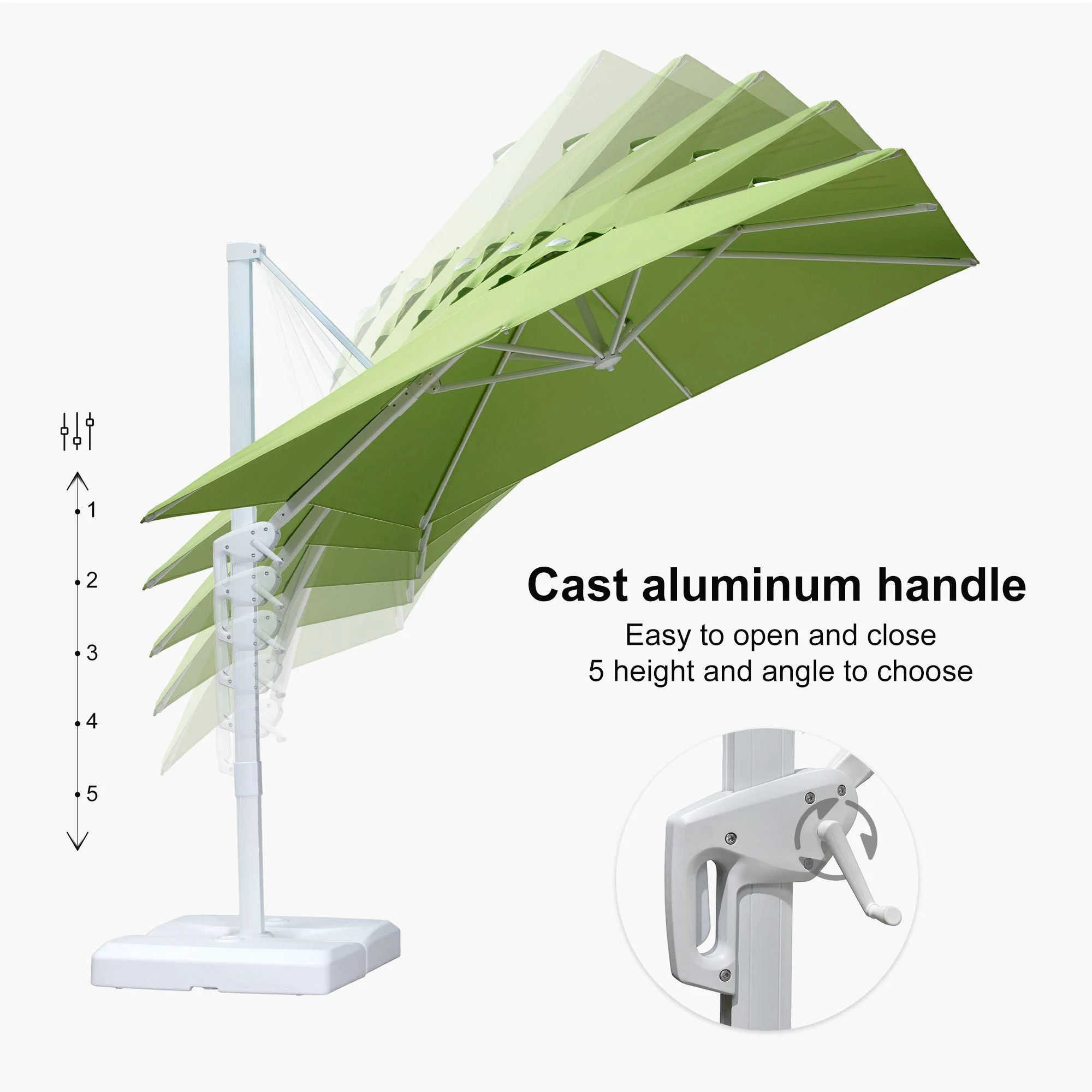 PURPLE LEAF White Outdoor Patio Umbrella Economical Large Patio Umbrellas - Image 71