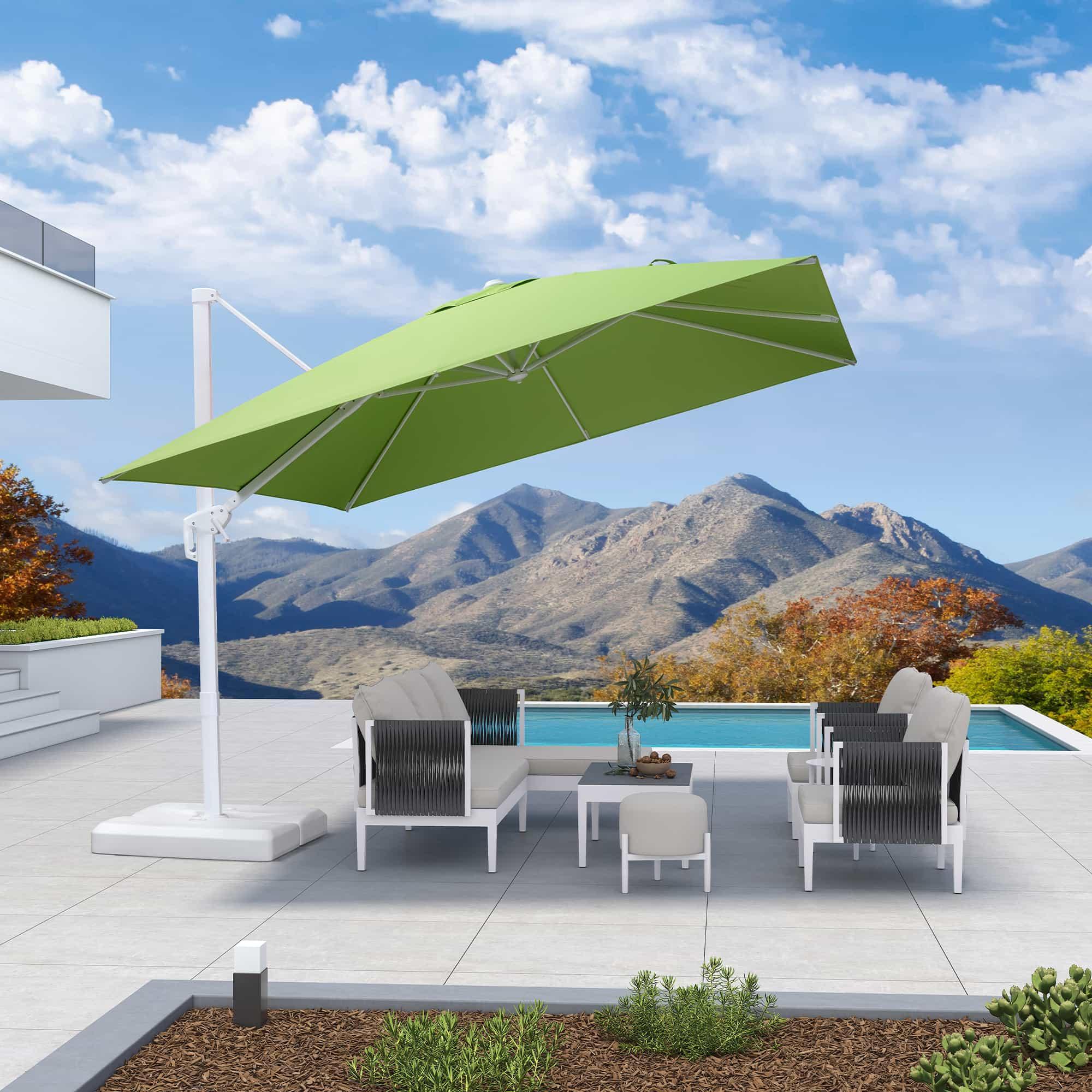 PURPLE LEAF White Outdoor Patio Umbrella Economical Large Patio Umbrellas - Image 78