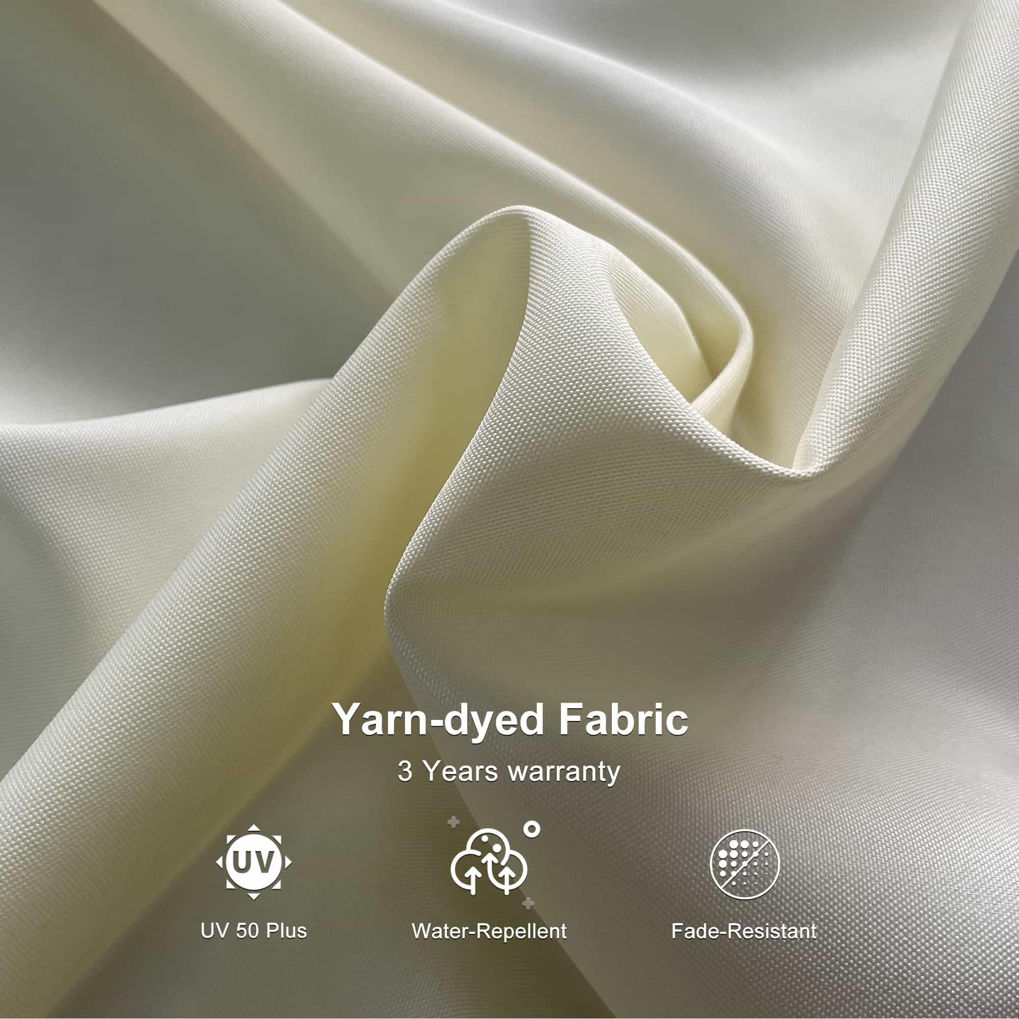 PURPLE LEAF 9 x 12 / 10 x 13 ft Rectangular Patio Umbrella Aluminum Cantilever Umbrella in Wood Color - Image 38