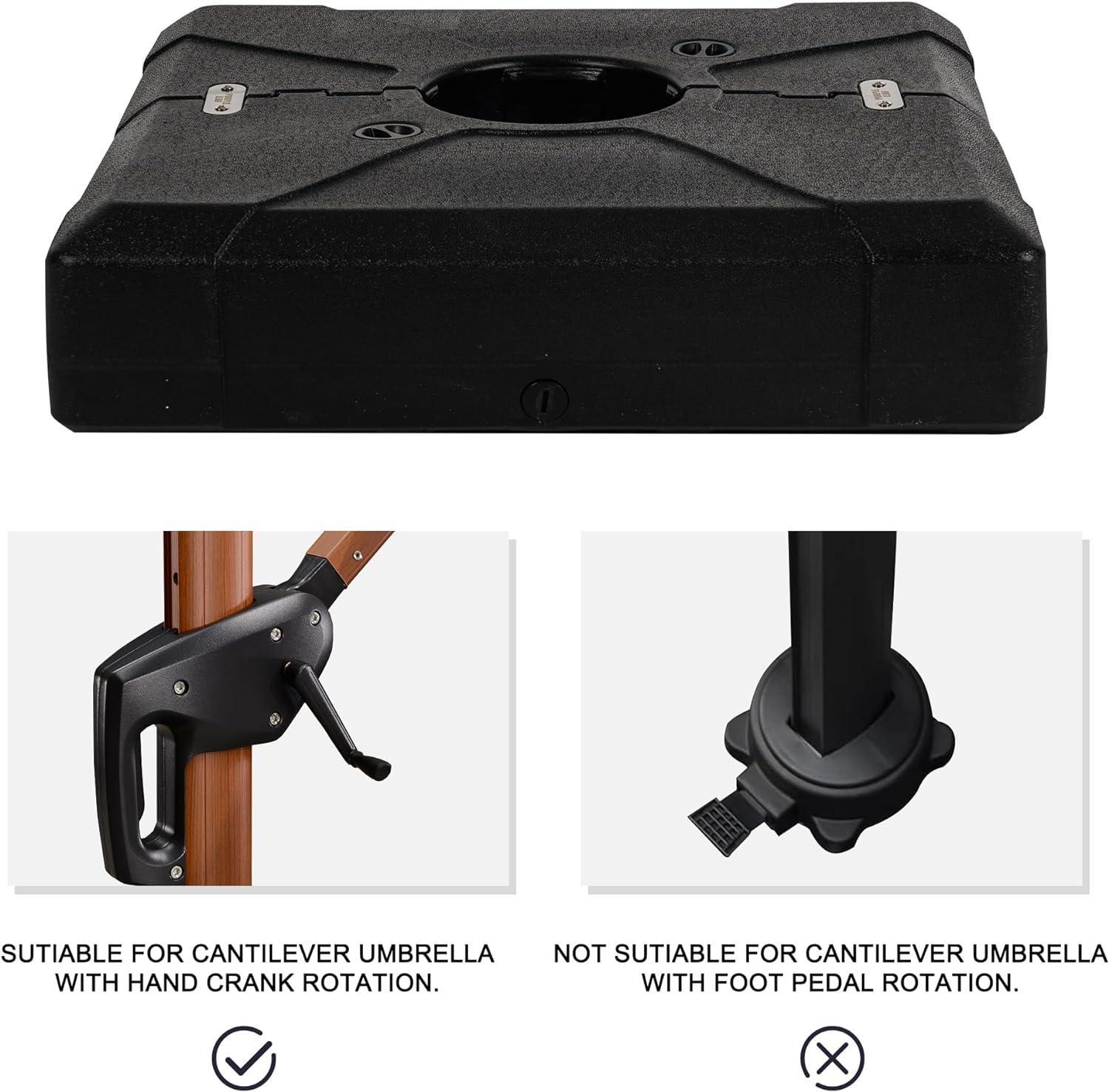 PURPLE LEAF Patio Cantilever Umbrella Base ZY01BASE-100 - Image 19