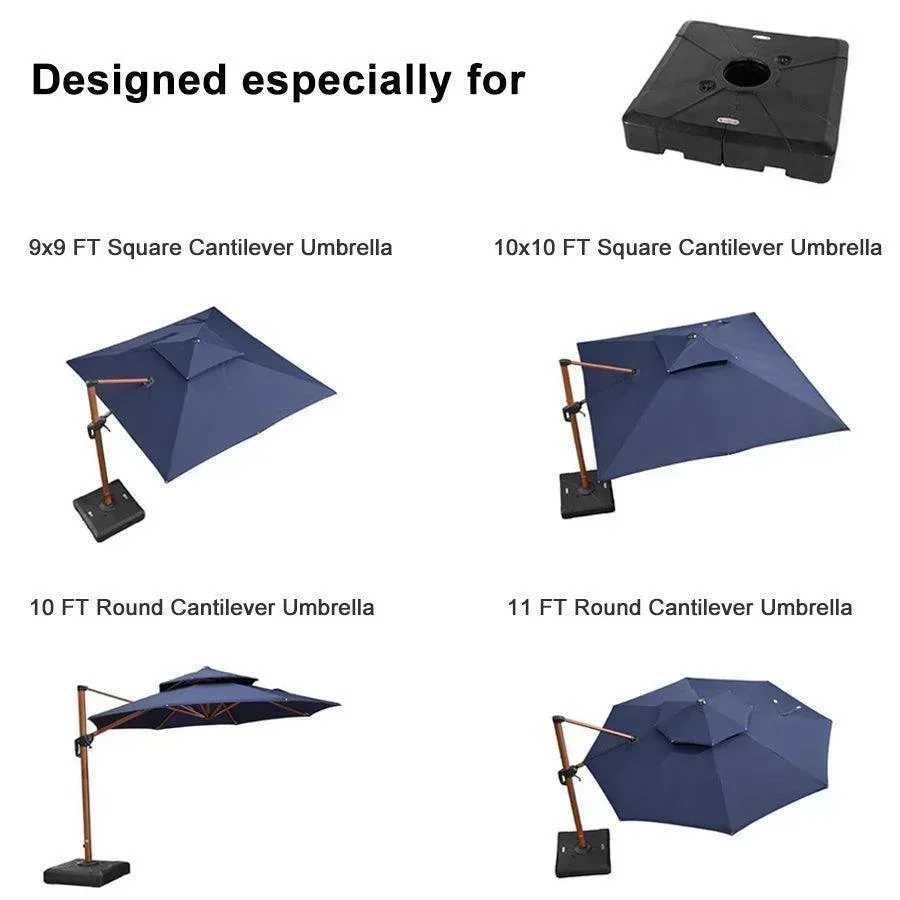 PURPLE LEAF Patio Cantilever Umbrella Base ZY01BASE-100 - Image 21